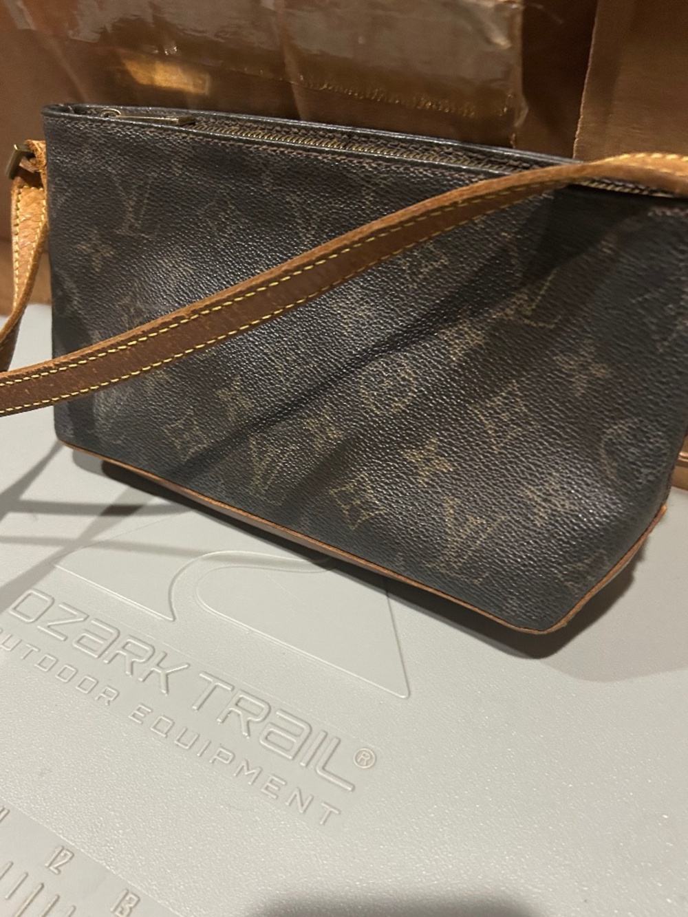 RARE authentic Louis Vuitton TROTTER bag in mono